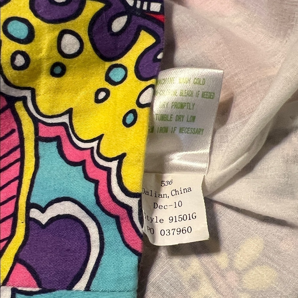Lilly Pulitzer Pink label psychedelic print dress size 3 girls - Picture 6 of 7